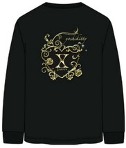 Xジャパン コラボ バンドTシャツ LLサイズ 2024モデル 刺繍 新品 YOSHIKITTY ヨシキティ ロングTシャツ 黒 長袖 ロンT バックプリント XL_画像2
