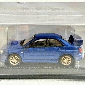 新品 未開封 スバル インプレッサ WRX STI 2004年 アシェット 国産名車コレクション 1/43 ノレブ/イクソ 旧車 ミニカー C4の画像2