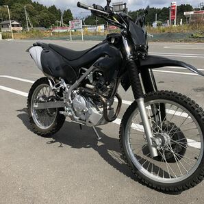 2020年式 カワサキ KLX230 ブラック カスタム 走行1500km 自賠付の画像1