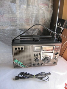 National Panasonic COUGAR RF-2200 National Panasonic cougar short wave radio sound radio wave operation verification ending 