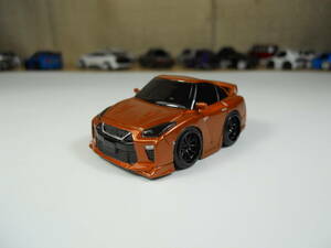 カスタムミニカー　ニッサン　GT-R R35 オレンジメタリック　18