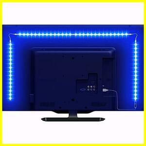 新品 LED テープライト RGB テレビバックライト 0.5Ｍx4本 間接照明 5050SMD USB式 RFリモコン付き 3M強力粘着テープ イルミネーション