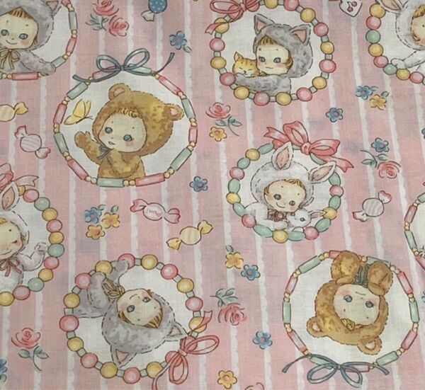 ぷにぷにキャンディ かわいい プリント 生地
