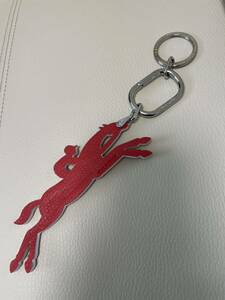  new goods unused * Long Champ LONGCHAMP*rup rear -ju key ring * key holder * charm * red * red *