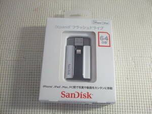 レ　☆SanDisk　iXpandフラッシュドライブ　64GB☆中古