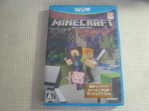 WiiUソフト《MINECRAFT: Wii U EDITION(マインクラフト Wii U エディション)》中古