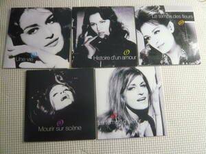 CD5枚セット[dalida:histoire d'un amour/Une vie/Le temps des fleurs②/④/Mourir sur scene]中古