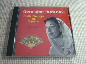 CD☆Folk Songs of Spain by Germaine Montero☆中古　12