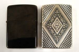 ◇ Zippo ジッポー ライター アーマー Armor Case 2004・2013年製 2点セット ◇