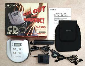 ◇ SONY CD WALKMAN ソニー CD ウォークマン D-E500 CD コンパクト プレーヤー ◇