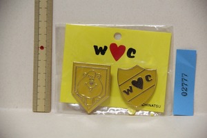 WC KUMATANbachiHINATSU bear tongue search badge baji goods .. bear Bear -