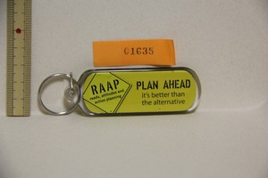 RAAP PLAN AHEAD キーホルダー Queensland FIRE AND RESCUE Government 検索 クイーンズランド 消防署 州政府