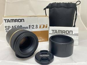 * operation goods * TAMRON Tamron SP 90mm F2.8 Di MACRO 1:1 model 272EN2 accessory great number #2401132