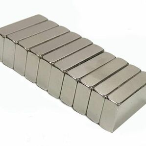 【20個セット】20 × 10 × 5 mm 長方形 角 型 耐熱200度 世界最強磁石 ネオジウム ネオジム 磁石の画像1