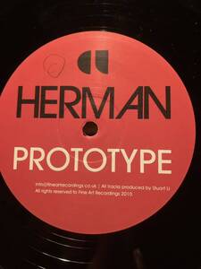 Herman Prototype / April Skies 10インチ　Prototype　April Skies　デトロイト×オールドスクール・ハウス　Techno, Dubstep