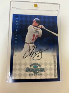 1998 Donruss Signature - Signature Series Century Marks Chipper Jones チッパー ジョーンス　直筆