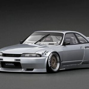 【web限定】IG3031 ignition model 1/18 PANDEM GT-R(BCNR33) Silver With Engine イグニッションモデル エンジン付き の画像2