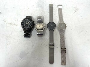 E246　腕時計　4点まとめて　まとめ売り　TANG　クロノグラフ　TECHNOS　テクノス　Sky Light　スカイライト　Daniel Wellington　他