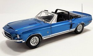 ACME 1/18 1968年モデル シェルビー 1968 Shelby GT500 Convertible Acapulco Blue Metallic with White Stripes ブルーメタリック