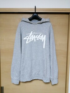 即決 STUSSY ロゴ スウェットパーカー ステューシー XL