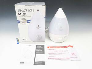 ◆(EG) APIX アピックス SHIZUKU MINI 超音波式アロマ加湿器 FSWD-8308 ホワイト 1.5L アロマ LED イルミネーション インテリア雑貨 