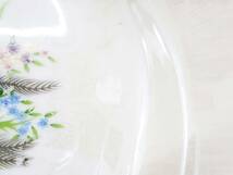 ◆(NS) 昭和レトロ パール 薔薇柄プレート皿 スープ皿 8客セット 直径 約20.5㎝ 金縁 オーロラ 洋食器 食器 キッチン雑貨 アンティーク調_画像10