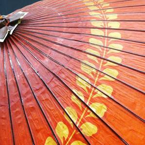 ◆(TH) ◎和傘 まとめて 2個セット 紫色 傘径：75cm 赤色 傘径：110cm 辻倉 日傘 番傘 和風小物 小道具 コスプレ 前撮り 日本舞踊 イベントの画像7