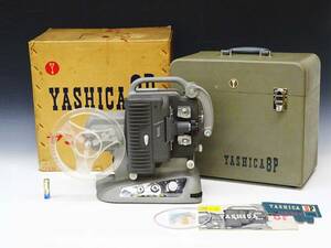 ◆(TH) ◎ 動作未確認 昭和レトロ YASHICA ヤシカ 8P 映写機 電源コード ケース付き 日本製 No.3990962 映像機器 アンティーク調