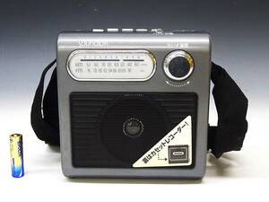 ◆(TH) 動作確認済 OHM オーム電機 Soundpit RCS-1341m AM/FM ラジオカセットレコーダー ラジカセ オーディオ機器 カセットテープ