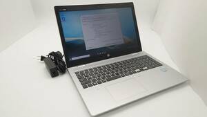 【美品】HP ProBook 650 G5 15.6型 Core i7-8565U 1.8GHz メモリ16GB SSD256GB window10 リカバリ カメラ Wi-Fi 動作品 