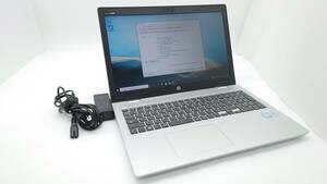 HP ProBook 650 G5 15.6型 Core i7-8565U 1.8GHz メモリ16GB SSD256GB window10 リカバリ カメラ Wi-Fi 動作品