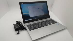 【良品】HP ProBook 650 G5 15.6型 Core i7-8565U 1.8GHz メモリ8GB SSD256GB window10 リカバリ カメラ Wi-Fi 動作品