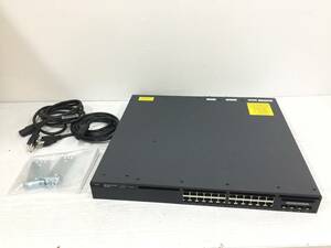 〇Cisco シスコ Catalyst 3650 シリーズ WS-C3650-24TS-E V04 スイッチ 動作品