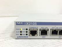 ◇【20台セット】NEC UNIVERGE IX2105 VPN対応 高速アクセスルーター ケーブル付属 動作品_画像3