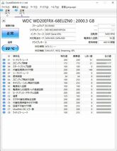 〇【3台セット】Western Digital WD20EFRX 2TB SATA 3.5インチ WD Red 消去済 正常 内蔵ハードディスク 動作品_画像2