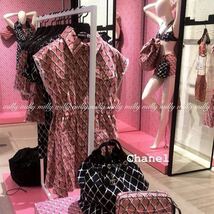 新品タグ付【CHANELシャネル】入手困難CCマークココビーチワンピース38_画像7