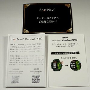 緑屋Re■ 未使用 テクタイト  Shot Navi Evolve PRO ゴルフ用品 c/g3/9-2778/29-7#60の画像6