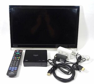 緑屋Re■ Panasonic　パナソニック　チューナー　UN-E7S　モニター　UN-19F7D　リモコン付　動作品　s/g3/3-135/11-6#120