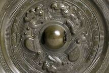 【萬古】中国美術 古玩 銅鏡 古鏡 古銅鏡 円鏡 唐物 中国 古美術 漢鏡 時代物 青銅 _画像5