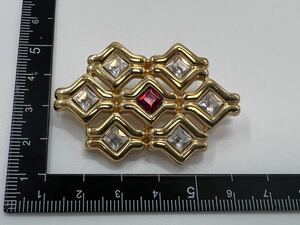 【0331】ヴィンテージ アクセサリー　 carven ブローチ　1円から