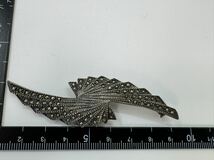 【0406】ヴィンテージ アクセサリー　　　　　　　　　　　vendome シルバー　SILVER ブローチ　1円から_画像1