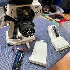 KO 送信機 EXNEXTプロポ中古品　リフェバッテリースタンド付き　近藤科学