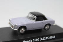 【入手困難.・最終1台】1/64コナミ　HONDA　S600グレイ（台座付属）AS285　1964年　絶版名車コレクション　_画像9