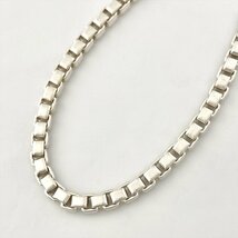 ティファニー Tiffany&Co. ベネチアンチェーン ブレスレット SV925 シルバー 約 18cm 16.1g アクセサリー_画像1