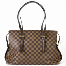 ルイヴィトン LOUIS VUITTON チェルシー トートバッグ ダミエ エベヌ N51119 TH0065_画像3