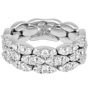  Ponte Vecchio Ponte Vecchio chain ring ring diamond 0.63ct approximately 10 number K18WG lady's 