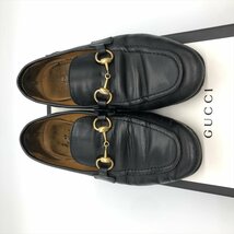 グッチ GUCCI ローファー レザー ブラック_画像8