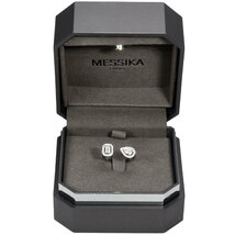 メシカ MESSIKA マイ ツイン トワ＆モワ リング 指輪 ダイヤモンド 約10号 K18WG レディース_画像7