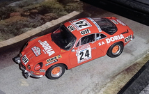 LMA02 1/43 アルピーヌ ルノー A110 ツールド コルス 1974 4th ALPINE RENAULT_画像2