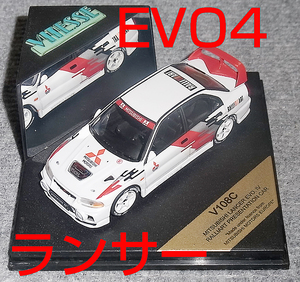 V108C 1/43 Mitsubishi Lancer EVO4 Ralliart pre zenEvoⅣ MITSUBISHI LANCER MMC PRESENTATION